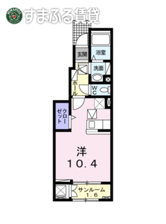 【間取り】 | リバーサイドK-1　岡崎市石神町