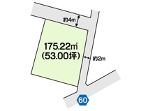 土地　玉島道越　全1区画　53.00坪の画像