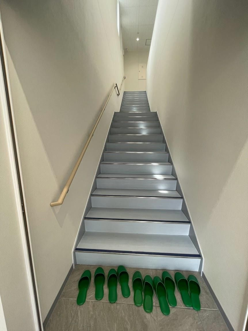 近江八幡市出町の事務所のその他共用部分|階段です