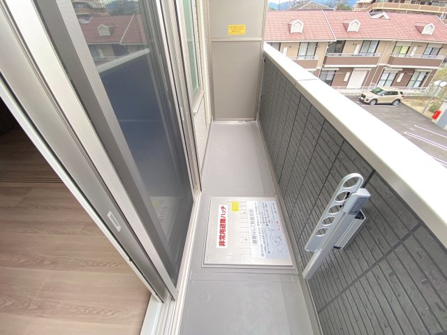 エスト山王のバルコニー