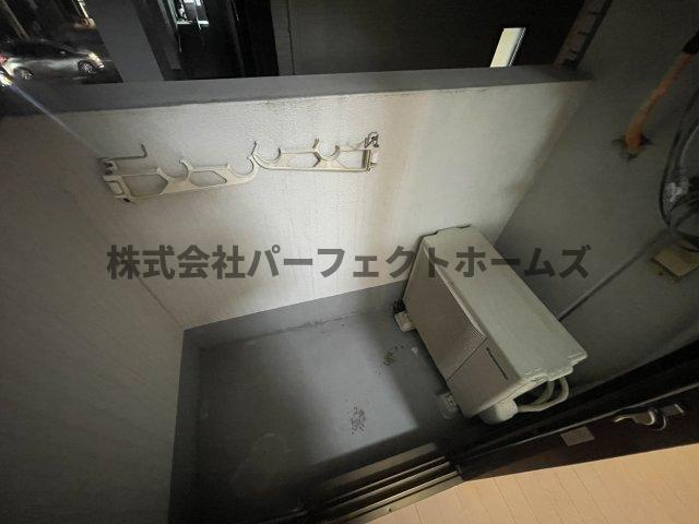 ほーむ21新町のバルコニー|暖かな日差しのふりそそぐバルコニー