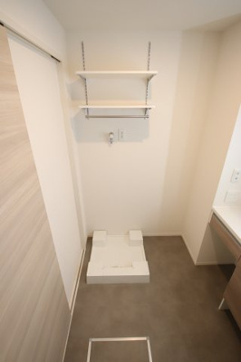 【洗面所】 | エスト山王 | 室内洗濯機置場