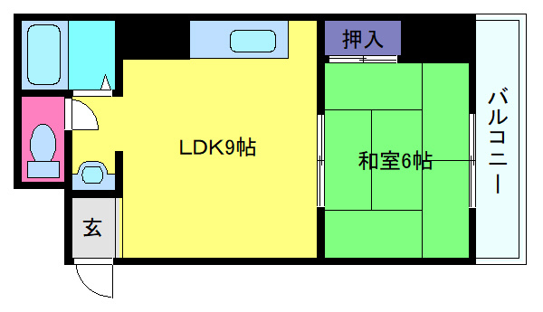 サングリーンハイツの間取り