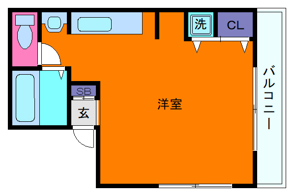 アンソレイユの間取り
