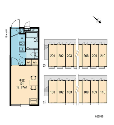 【区画図】 | レオパレス池北