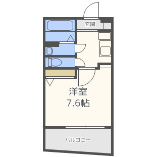 【間取り】 | ルクレ阿波座レジデンス　仲介手数料無料