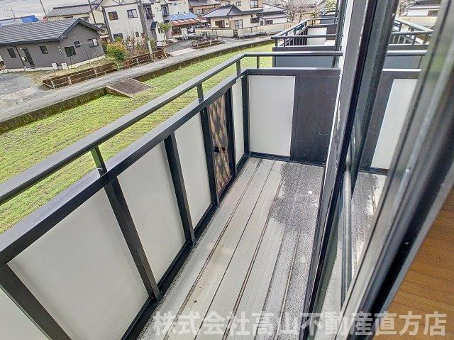 グランドソレーユⅢのバルコニー