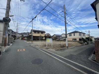 【前面道路含む現地写真】 | 箕面市桜３丁目　土地　１号地