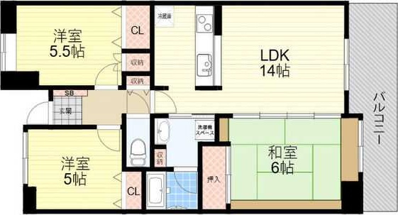 【間取り】 | シティコート曽根東町5番館