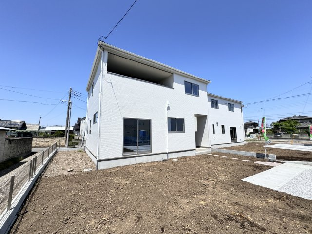 新築　前橋市稲荷新田町2期　1号棟の外観|現地写真　完成しました！ご内覧等、お気軽にお問合せください♪　
