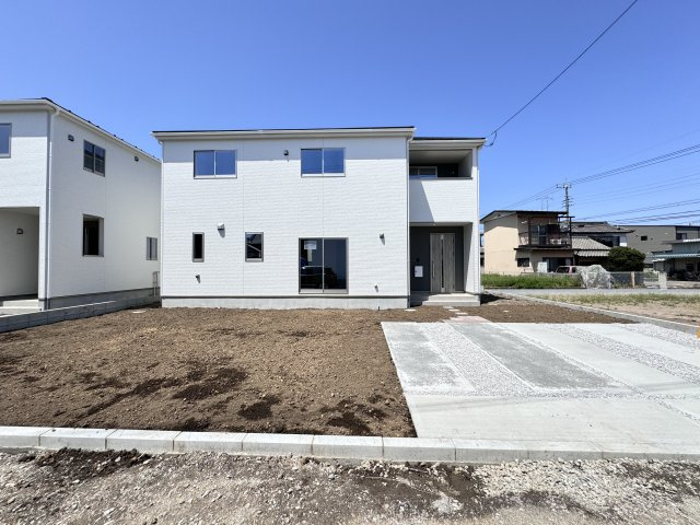 新築　前橋市稲荷新田町2期　2号棟の外観|現地写真　前橋市稲荷新田町2期