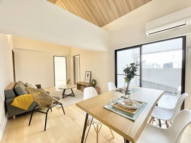 東峰マンション渡辺通の居間・リビング|東峰マンション渡辺通（3LDK）