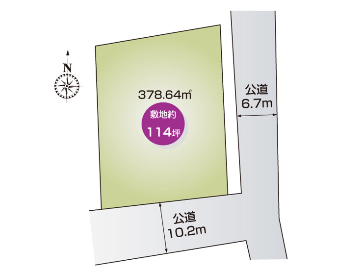 上川上　区画図