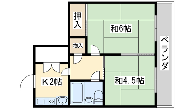 【間取り】 | JPアパートメント泉佐野
