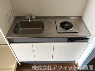 【キッチン】 | エメローズ汐田 | 電気コンロ付き　