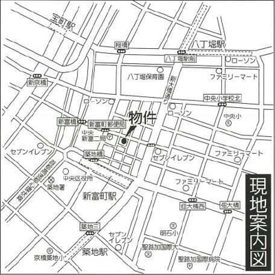 【地図】 | ドゥーエ新富町