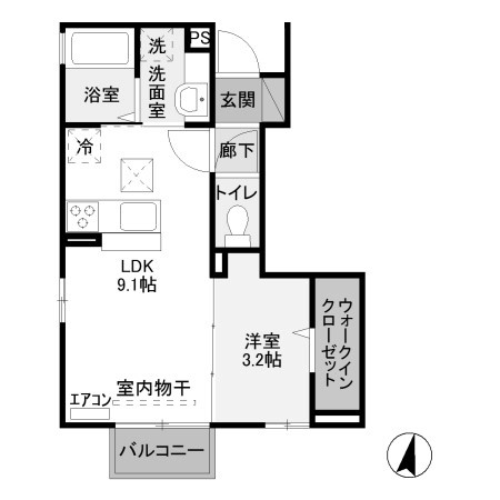 【間取り】 | メゾンベール末広　Ⅲ