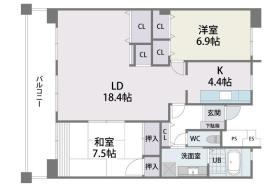 【間取り】 | Ｌ－ＰＬＡＣＥ　ＫＡＩＺＵＫＡ