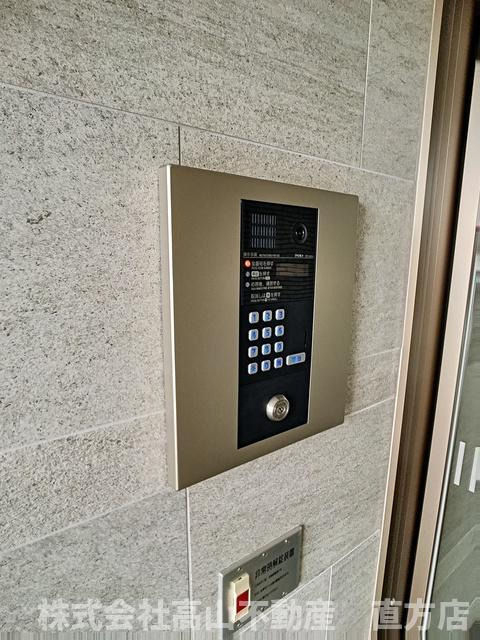 直方市大字感田の賃貸マンションのセキュリティ