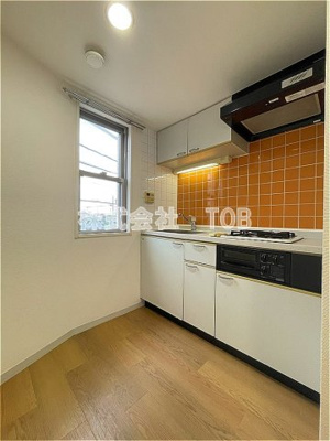 【キッチン】 | パレ・ホームズ高井戸 | ガス2口グリル付き