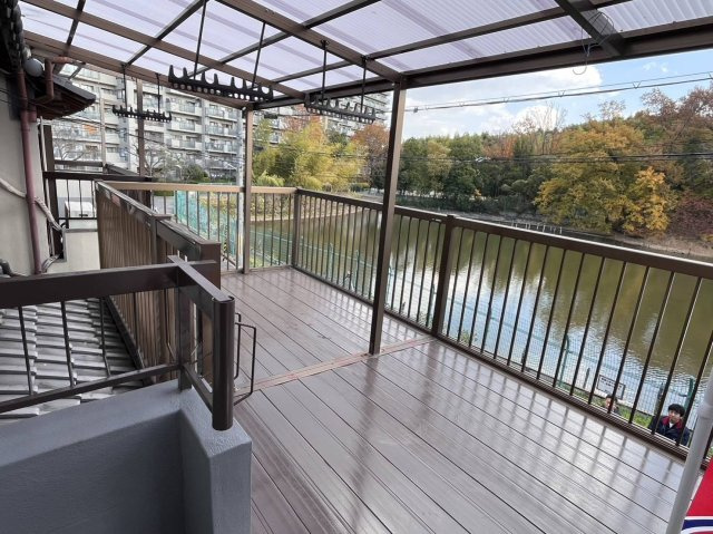 三井南町　一戸建てのバルコニー|ワイドバルコニー