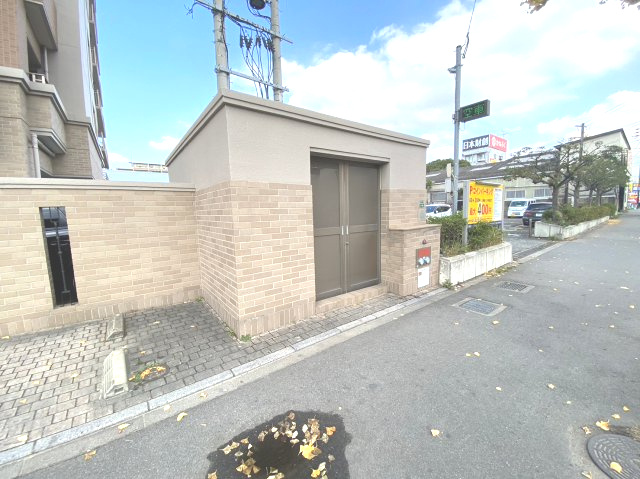 アーサー箱崎宮前のその他共用部分|キチンと管理されたゴミ置き場です