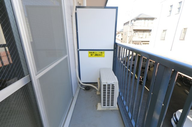 エステートピア細田のバルコニー