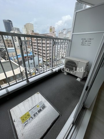 カサベージュ天神橋のバルコニー|広々としたバルコニーです