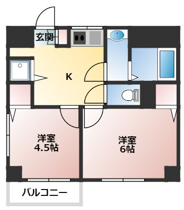 山本ハイツの間取り