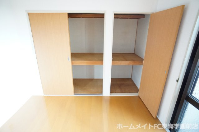 熊本市北区武蔵ケ丘９丁目のアパートの収納