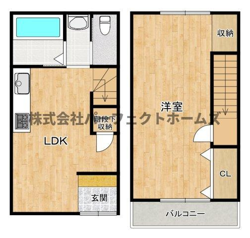 須山町戸建　賃貸の間取り