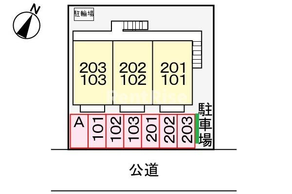 ＮＥＷ　ＣＩＴＹ森本Ⅱの駐車場|駐車場
