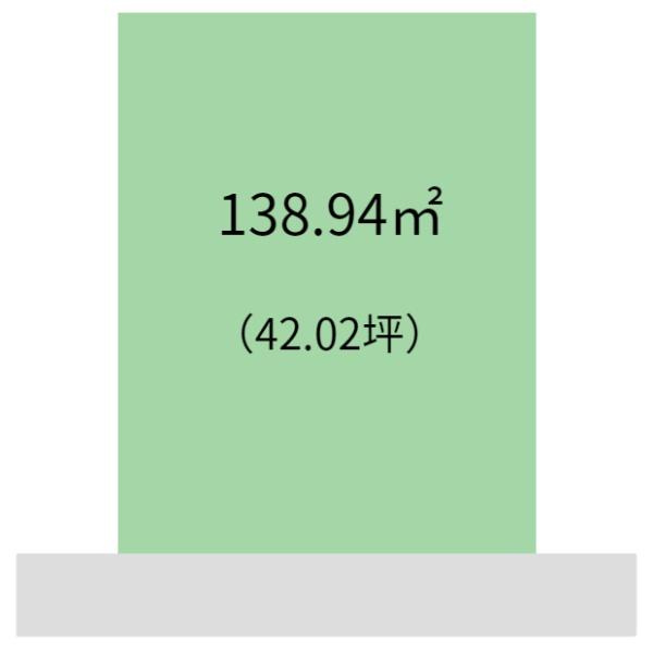 岩出市吉田　土地の土地図|土地面積138.94平米