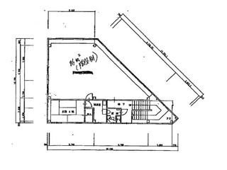 野洲市小篠原の事務所の間取り