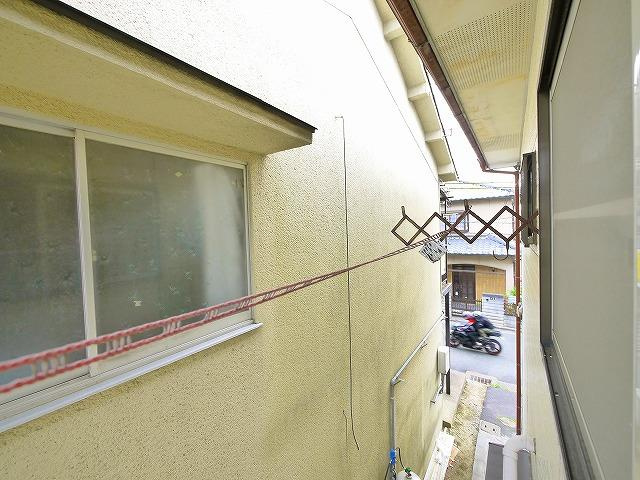 M’S天理田町のバルコニー|暖かな日差しのふりそそぐバルコニー