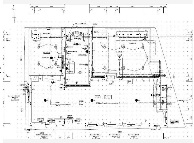 大津市松原町の店舗事務所の区画図