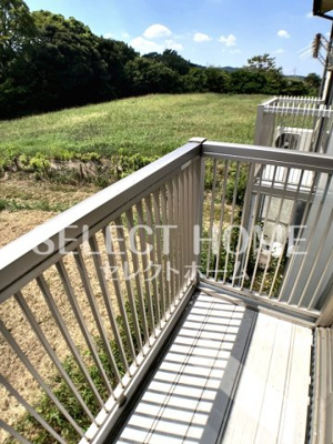 【バルコニー】 | ヴィレッジゆたか | バルコニーからの眺めを楽しみながら食事をしませんか