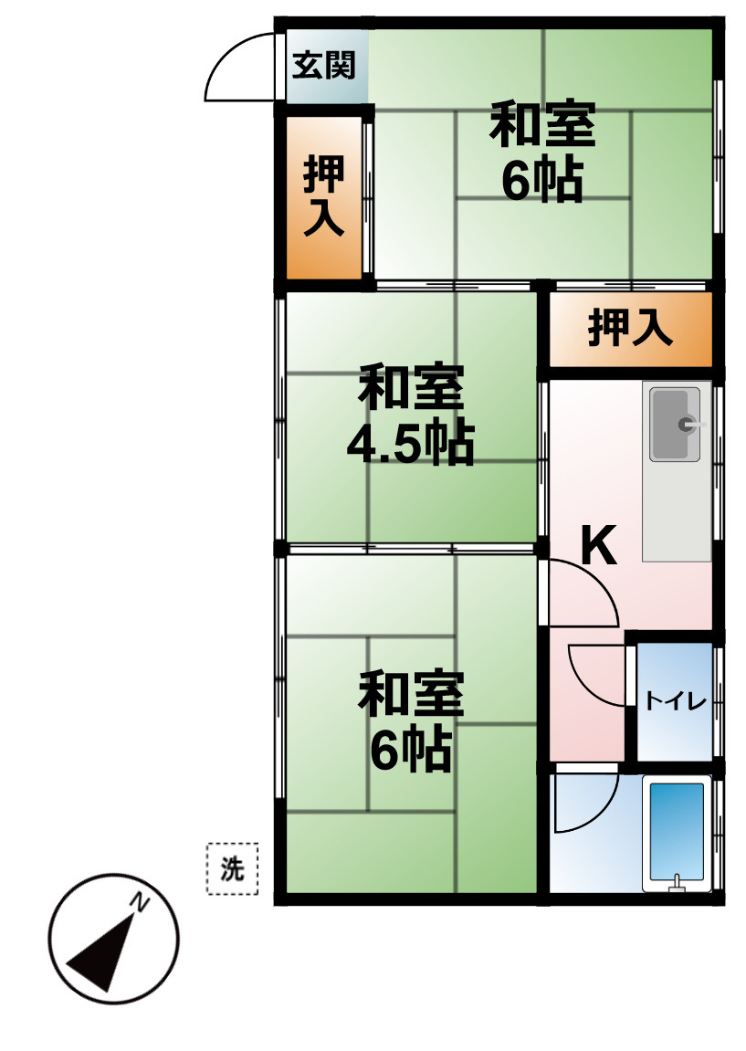 寿住宅第二の間取り