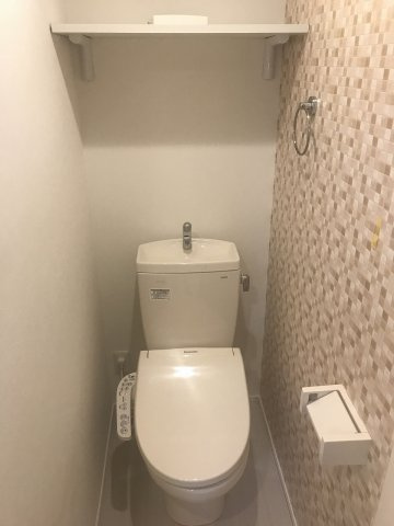 ハーモニーテラス二番Ⅳのトイレ|落ち着いたトイレです