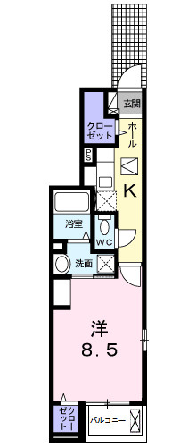 プチメゾン松和花壇の間取り
