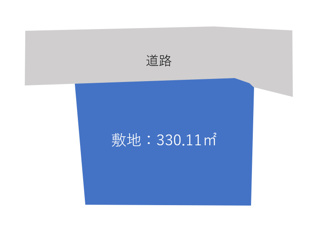 【土地図】 | 鼻高町　売地 | ■前面道路幅員：5.2m