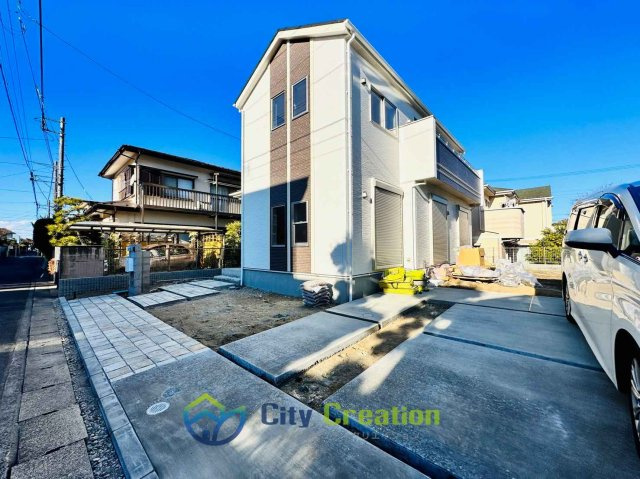鎌倉市今泉台　新築戸建ての外観パース
