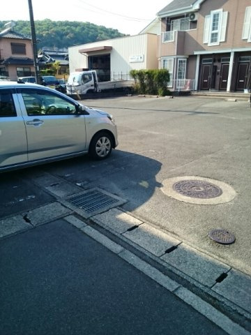 熊本市北区龍田６丁目のアパートの駐車場|カースペースがあります