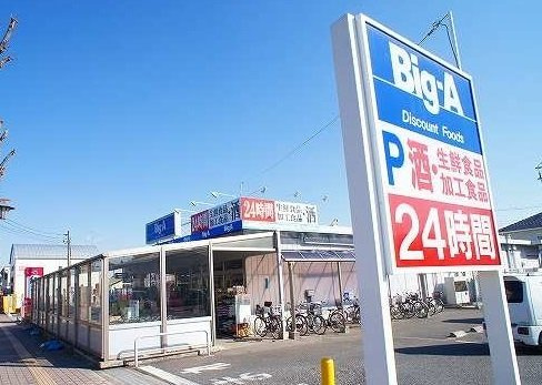 ノース　ヒル　レジデンスの周辺|ビッグ・エー上福岡松山店まで650m