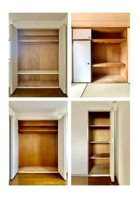 【収納】 | ライオンズマンションお花茶屋駅前通り | 居室にはクローゼットを完備し、自由度の高い家具の配置が叶うシンプルな空間です。お子様の成長と必要になる子供部屋を与えるにはぴったりの間取りですね。