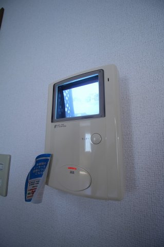 ヴィラルミエール　A棟のセキュリティ|モニター付きインターホンです