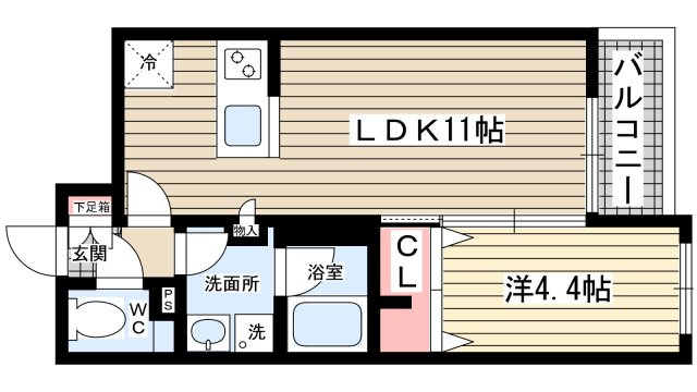 【間取り】 | クオーレ西宮北口Ⅰ
