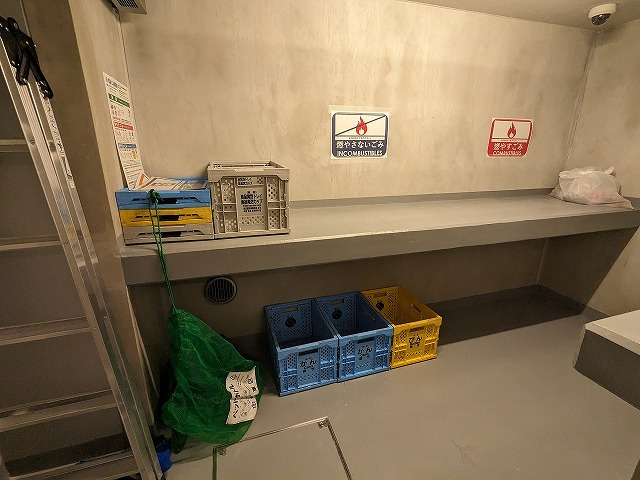 SEASON FLATS浅草のその他共用部分|24時間利用可能なゴミ置場です