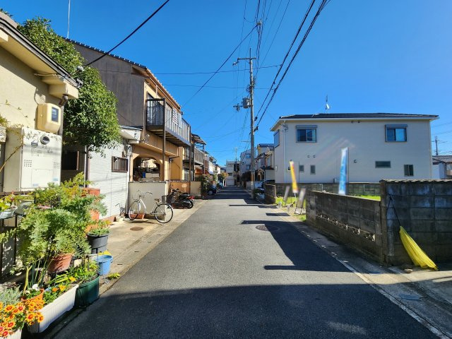 嵯峨新宮町　建築条件無土地　2号地の前面道路含む現地写真