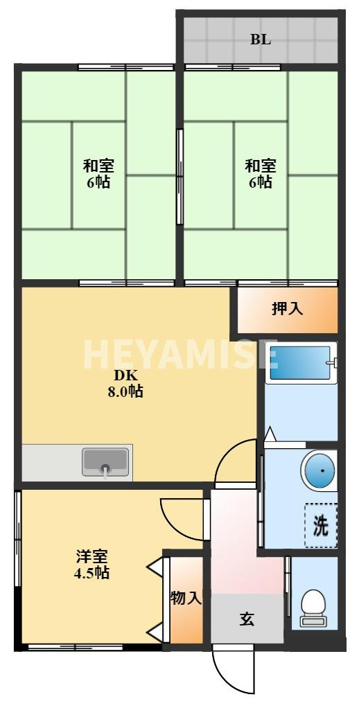 葡萄の樹Ⅱの間取り